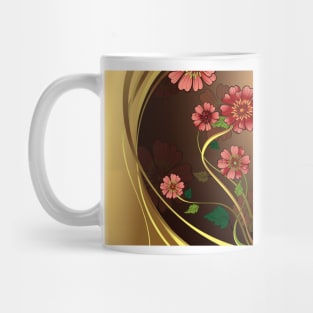 Elegant Asian-Inspired Floral 1 Mug